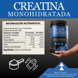 Kit Creatina Monohidratada 1kg + Quemador Extremo Grasa Corp