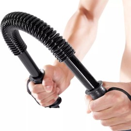 Nicecho Powerful Twister Bar 110 lbs /50kg with Grips For Upper Body Arm Strength Muscle