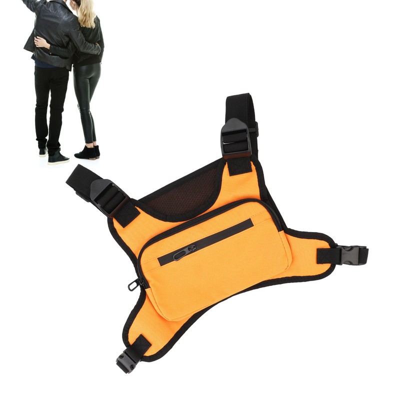Outdoor Sports Chest Bag Fashionable Large Capacity Vest Chest Pack