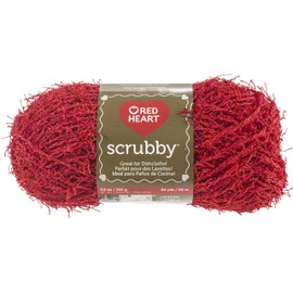 Red Heart Cherry Scrubby Yarn 24/Pk 24 Pack