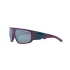 Arnette Men's AN4304 Heist 3.0 Rectangular Sunglasses, Matte Purple/Light Grey