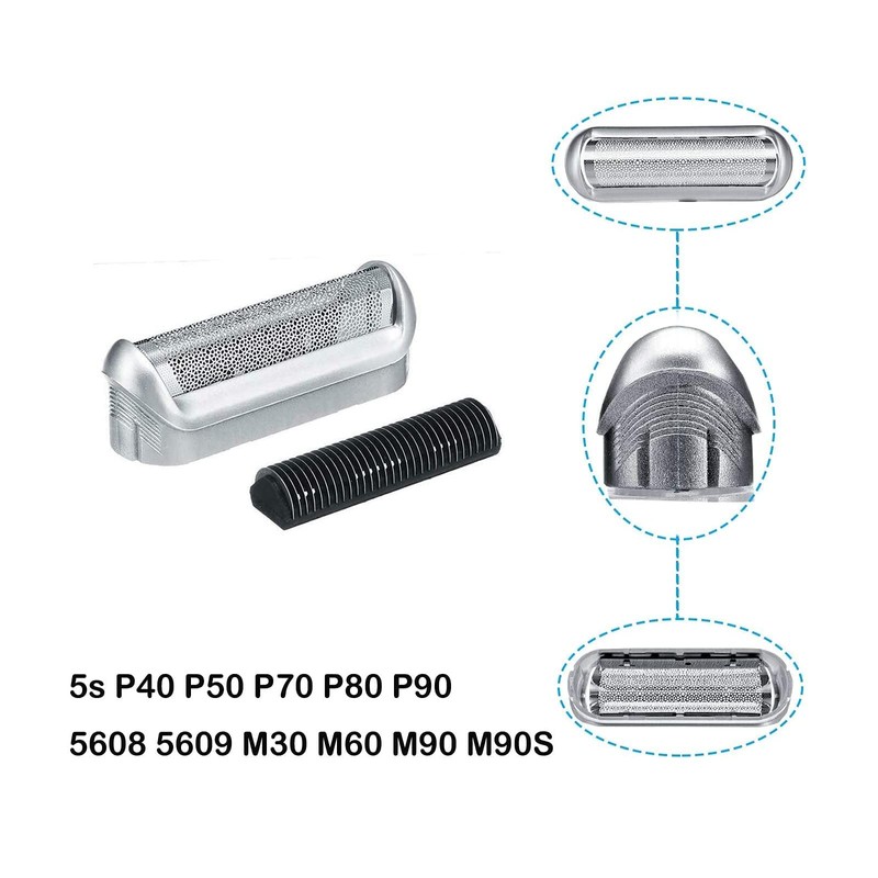 5s Razor Replacement Foil & Cutter for Compatible with Braun,
