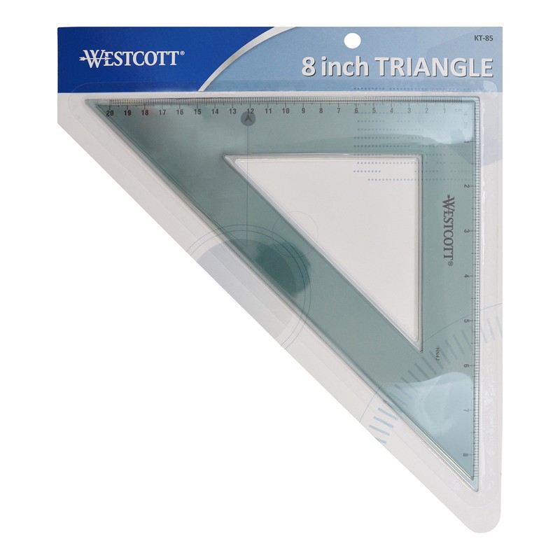 Westcott Triangular Scale (KT-85), Clear