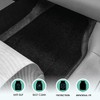FH Group Tapete de Piso con Almohadilla para talón, Negro