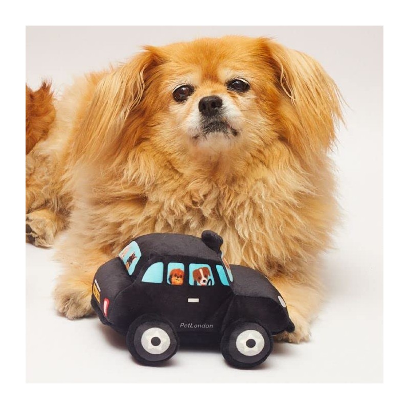 Pet London British Taxi Dog Toy - UK style squeaker