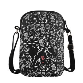 Beauty Beast Crossbody Bag Belle Beauty Princess Gift Princess Inspired Gifts Fairytale Lover Gift (BLK-Beauty Beast CB)