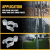 VIVIDA 1-3/8" Chain Link Female Gate Hinge, Metal Gate Hinge