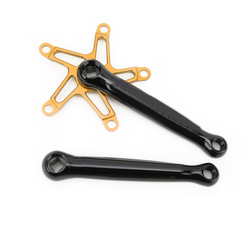 Bolany Folding Bicycle Square Hole Crank 130BCD Sprocket Single Disc