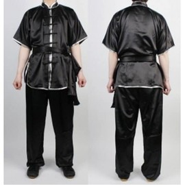 Black Changquan Wushu Uniform HY-3 / 검정 장권 우슈도복 HY-3