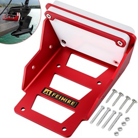 Aluminium Transom Trolling Motor Mount for Kayak|Kayak Motor Mount|trolling Motor Bracket|1 Size, Red