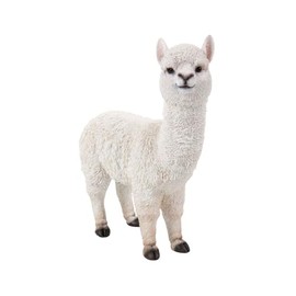Uvia Alpaca Standing Right 6.1 x 2.6 x 7.1 inches (15.5 x 6.5 x 18 cm) Doll Figurine Figurine Animal Garden Decoration Alpaca H17577