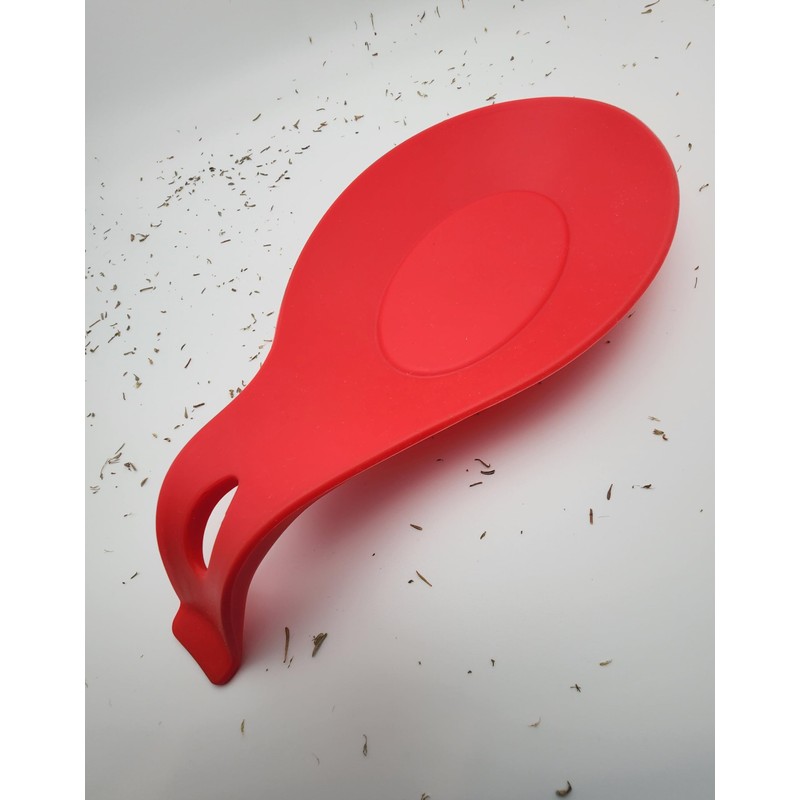 3-piece Silicone Spoon Rest - Kitchen Utensil Holder, Multicolor
