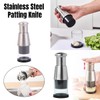 AIMALL Stainless Steel 304 Garlic Chopper with Pressed Garlic Masher