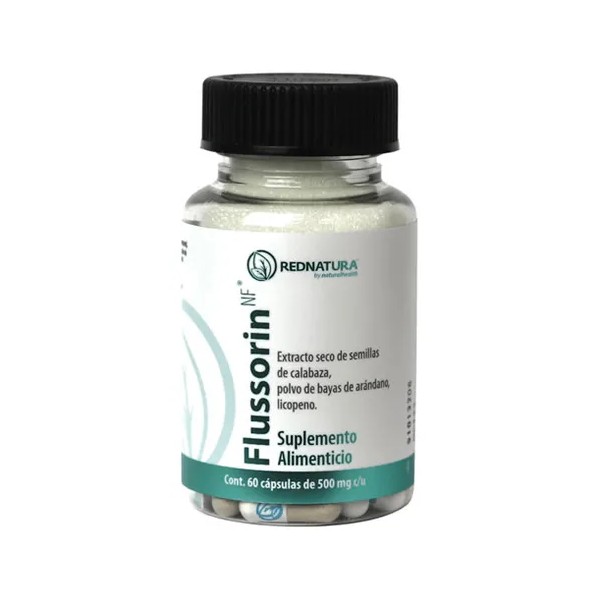 Rednatura Flussorin Licopeno Salud Prostata 60 Capsulas Sabor Sin Sabor