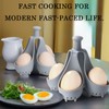 Silicone Egg Boiler Rack for Making Soft or Hard Boiled