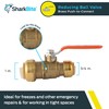 SharkBite 1 x 3/4 in PTC Reducing Ball Valve, Push-to-Connect