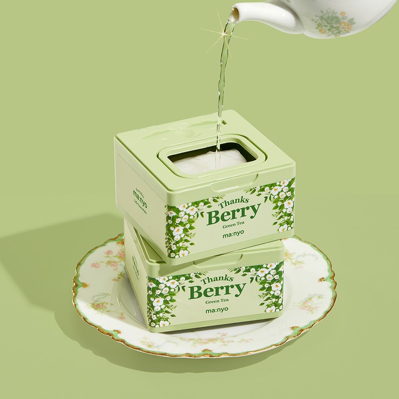 Manyo Factory Thanks Berry Green Tea Mask Sheet 30 Sheets