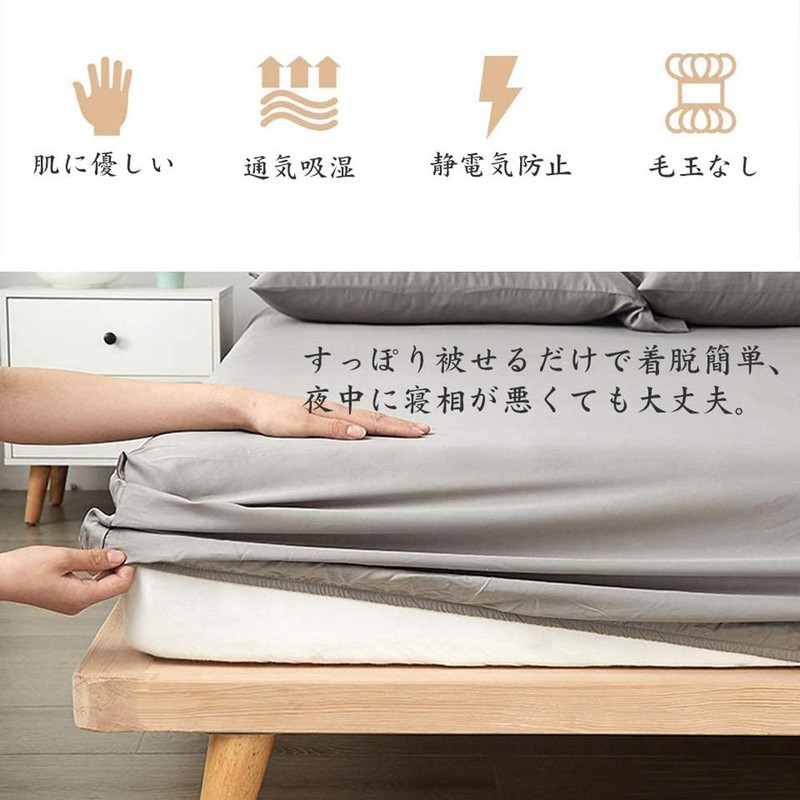 Fitted Sheet Single, 39.4 x 78.7 inches (100 x 200