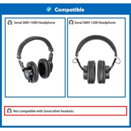 DowiTech Soft Ear Pads Cushion Replacement Compatible with Senal SMH-1000 SMH-1200 Monitor Headphones Ear Pads with Comfortable Fabric and Memory Foam