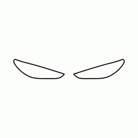 Clear Protection Film for Hyundai Sonata - 2016 to 2020 - Headlight protection film - PPF