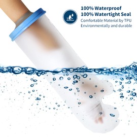 Promifun Kids Waterproof Cast Cover Arm for Shower Bath, Arm Cast Protection to Keep Wounds Dry, Reusable Plaster Bag, Waterproof Cast Cover for Broken Arms, Wrists, Hands