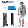 EAGLE PEAK 8x8 Pop Up Canopy Tent with Sidewall, Compact,