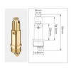 2 x Pop Up Click Clack Brass Bath Drain Spring