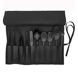 TERECHE Plating Tools Set, Culinary Professiona Chef Plating Kit,11 Piece Culinary Plating Set, Black (10)