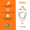 Meisterfaktur 500 Eyelets - Suitable for Meisterfaktur Eyelet Pliers -