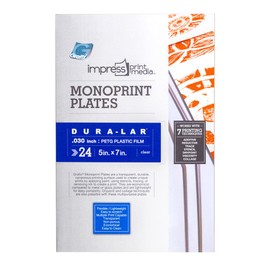 Grafix Impress Print Media Monoprint Plates (24 Pack), 5" X 7"