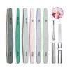 Nail Files 8 Pcs Professional Nail File and Buffer Block