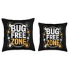 Pest Control Expert Bug Buster Humor Exterminator Life Throw Pillow