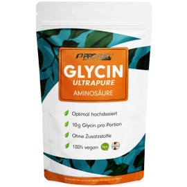 Glycine Powder 1 kg - Optimal High Dose with 10 g Glycine per Day - Glycine Ultrapure with over 99.9% Purity - Amino Acid without Additives - Laboratory Tested with Certificate - Supply for 100 Days