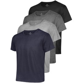 URATOT Men's Workout Shirts Short Sleeve Dry Fit Crew Neck Athletic T-Shirts Running Gym Active Lightweight Tee Top