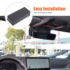 MXtech-23 Black ABS Interior Rearview Mirror Base Storage Box For Lexus GX 2024