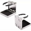 Amarine Made 2X Stainless Steel Adjustable Folding Cup Drink Holder