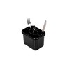 Addis Cutlery Drainer In Soft Black 571711
