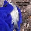 KIBBEH 3 Pack Fishing Towel with Metal Carabiner Clips,Thickened Double