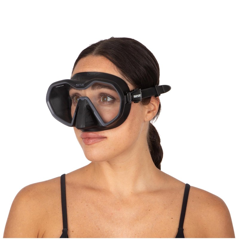 Seac Icona, rahmenlose Einglas-Tauchmaske, 100% Made in Italy