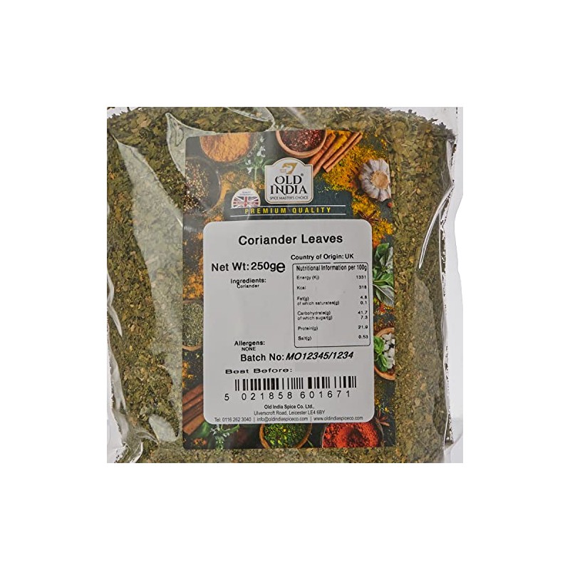 Old India Coriander Leaves 250g