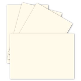 Single Cards DIN A6 - Natural White - Pack of 25 - Premium Quality - 10.5 x 14.8 cm - Very Dimensionally Stable - Suitable for Printers Ideal for Greeting Cards and Invitations - Brand: Neuser
