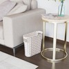 Wicker Waste Basket with Built-in Handles, Multifunctional Mini Basket for