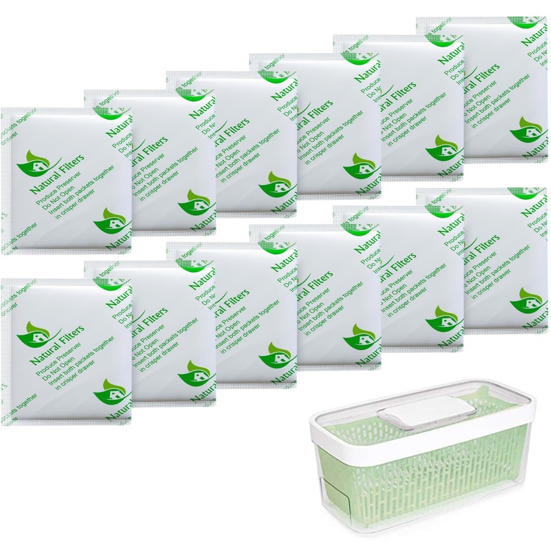 Natural Filters Replacement for Greensaver OXO Carbon Refill Packets and