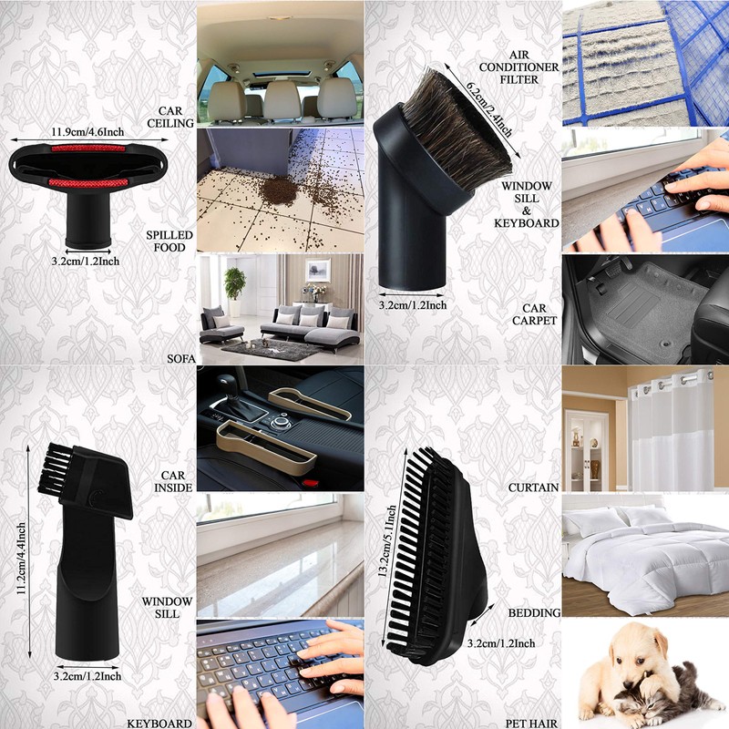 Household Cleaning Kit Vacuum Cleaner Accessories & Air Driven Pet