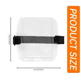 2 Pcs Sia Badges Holder,Id Card Holders,Badge Holder Armband,Security Arm Badge Holder,Adjustable Arm Badge Holders,for Emergency Rescue Personnel,Security Personnel,Guards,Medical(Black)