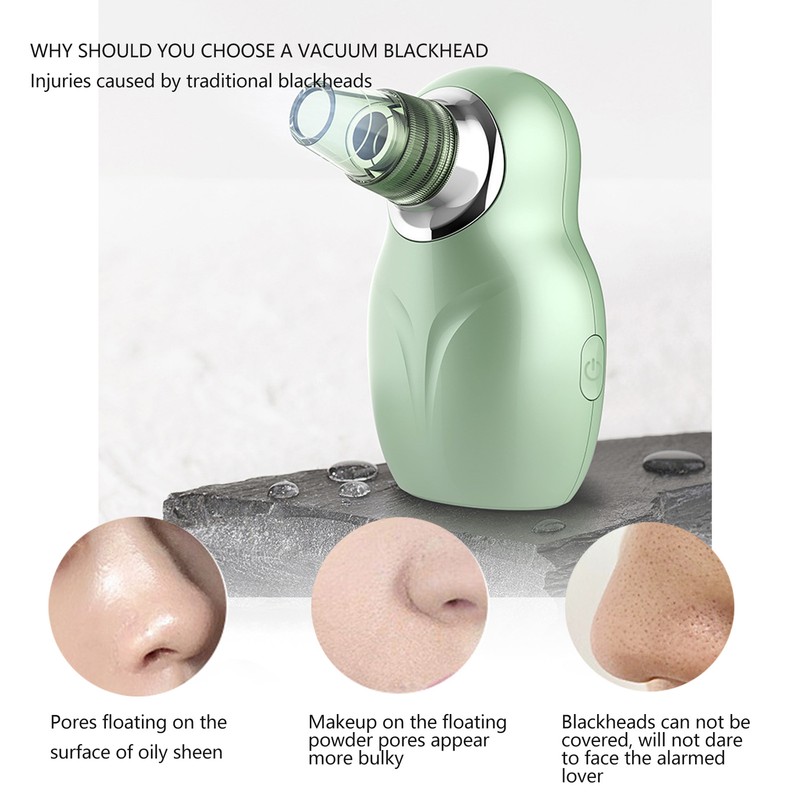 Blackhead Remover Pore Vacuum Electric Facial Deep Cleaner Rechargeable Acne