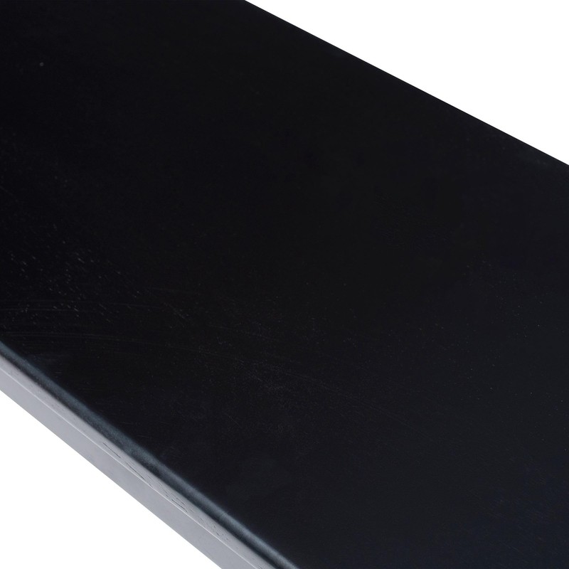 Boraam Shaker Backless Wood Bench - Black Finish