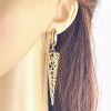 Triangle Drop Earrings Gold Plated Dangling Triangle Drop Earrings