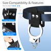 Handcuff Holster, Handcuff Carrier Belt Holder Case Fits Chain/Hinged/Folding Cuffs
