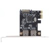PCIE Expansion Card USB3.0 5Gbps HighDpeed Transmission TwoPort Desktop Computer